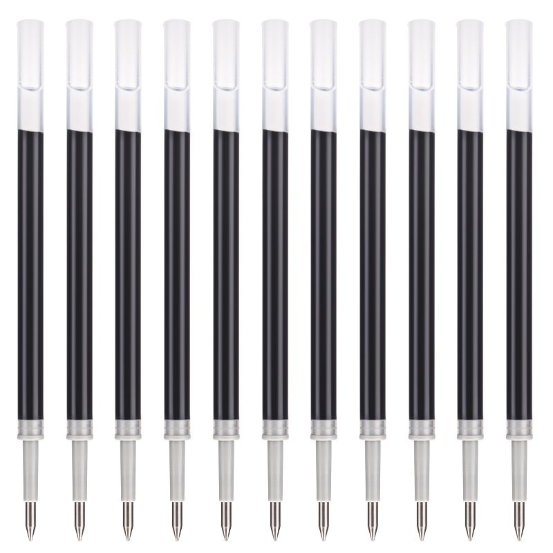 宝克(BAOKE) PS2010 0.7mm中性笔笔芯 商务签字笔水笔替芯 黑色 20支