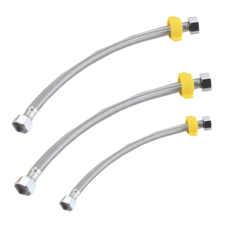 不锈钢软管水龙头冷热水高压软管 内径15mm 长度600