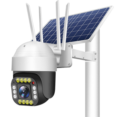 锐视威4g太阳能摄像头无网无电户外360度手机远程室外监控器