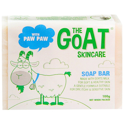 The goat skincare 山羊奶皂木瓜 100g 澳大利亚进口 香皂