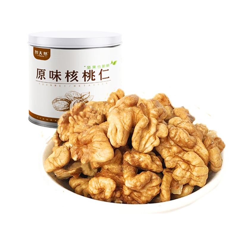 智天然 特产原味 咸味 琥珀核桃仁100g/罐*3