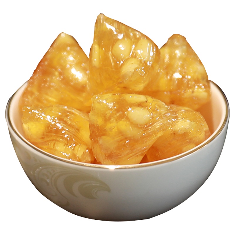 乾福隆苏式松仁粽子糖250g桂花味多松子糖果小零食硬糖