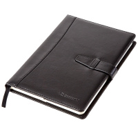 齐心(COMIX) C5807 皮面笔记本 18K 114张 1本 黑色