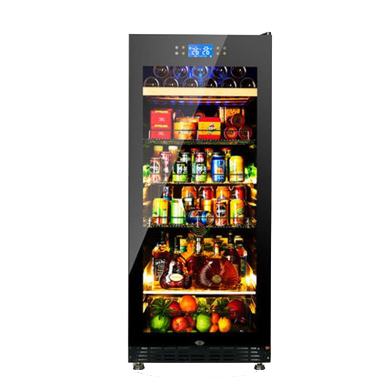 尊堡 JC-148A智能大冰吧冷藏柜茶叶柜饮料柜商用冷柜玻璃门办公室