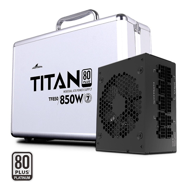 长城(Great Wall)猎金部落TF850 额定850W 白金全模电源 (全日系/自动启停/全电压/7年保)
