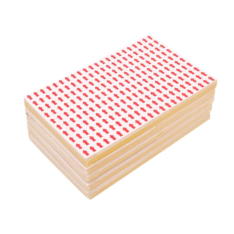 创易chanyi CY7605不干胶箭头小标签标识贴纸不良品标签返修不合格返工不干胶小记号贴小型红色方向标记贴70张1包