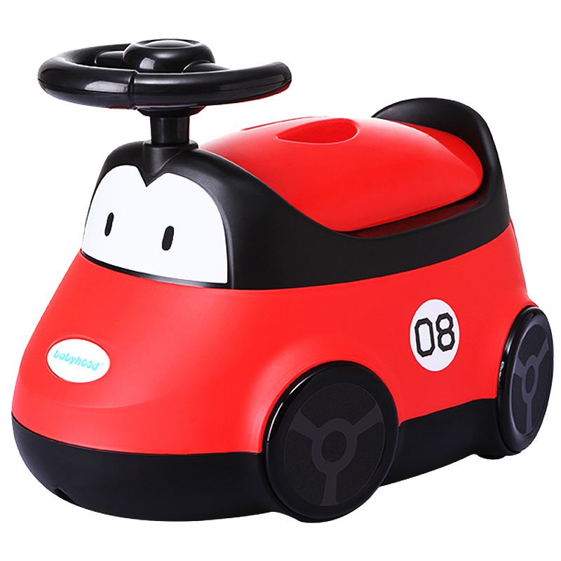 世纪宝贝（babyhood）小汽车座便器 BH-116 红色 儿童马桶宝宝坐便器婴儿便盆