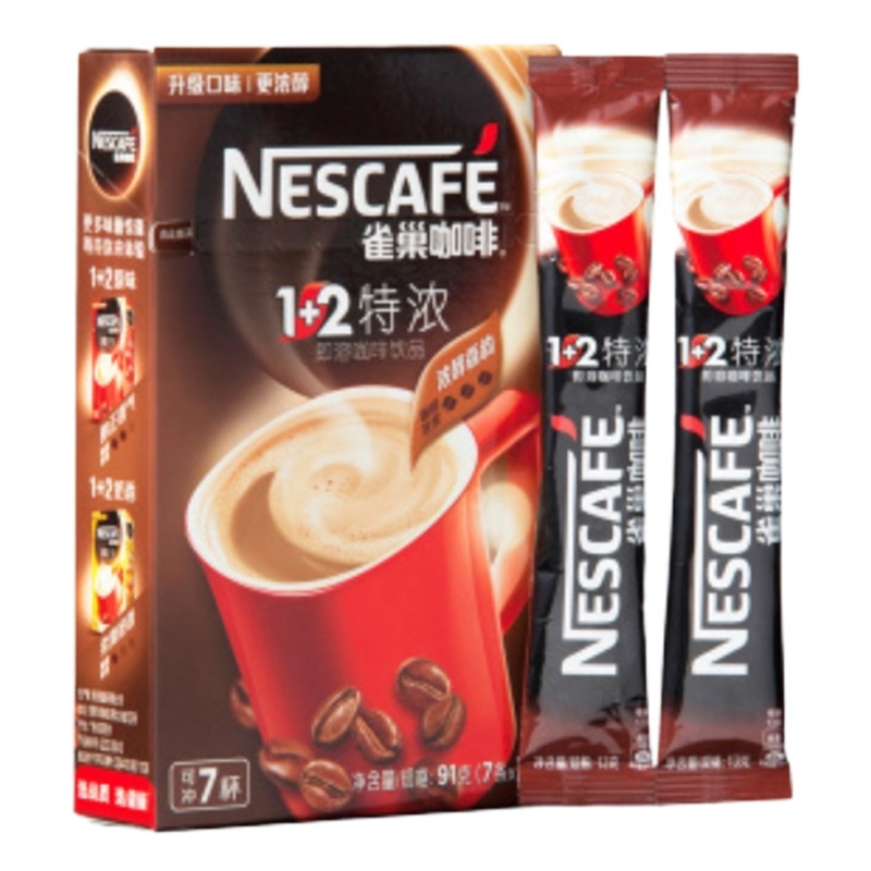(雀巢1+2特浓咖啡13克7条)