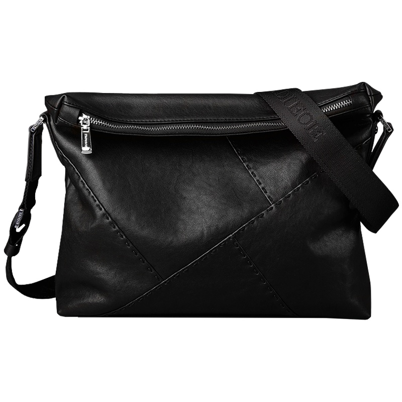 【顺丰配送】男士单肩包斜挎包男单肩包大容量男式挎包单肩包男士休闲包包真皮单肩包男包单肩包男潮NB180123-3H