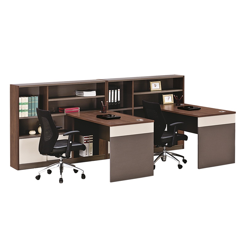 [藏书阁]办公桌员工桌2人位职员位简约现代1.7米办公桌