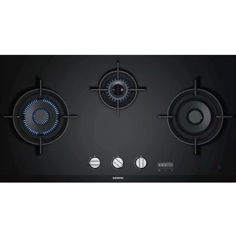 SIEMENS/西门子 ER9PM331MP 天然气 三眼玻璃燃气灶 烟灶联动