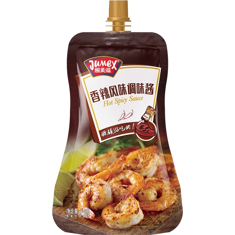 极美滋烧烤酱香辣110g烤肉蘸酱