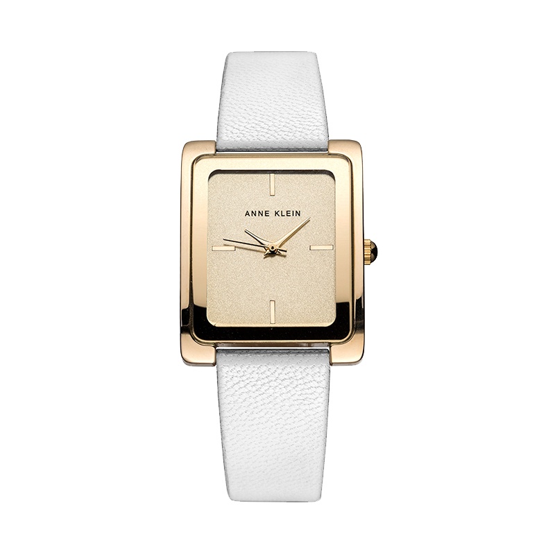 安妮克莱因（ANNE KLEIN）摩登复古系列复古简约方表盘石英女士手表AK/2706CHWT