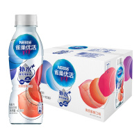 雀巢（Nestle）优活补水+含膳食纤维补充电解质风味运动饮料蜜桃味450ml*15 雀巢水 运动补水 功能饮料