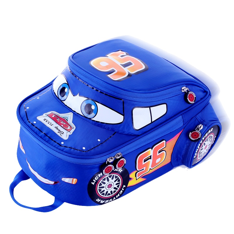 迪士尼(DISNEY)儿童书包幼儿园女1-3-5岁宝宝小书包双肩汽车背包男孩可爱