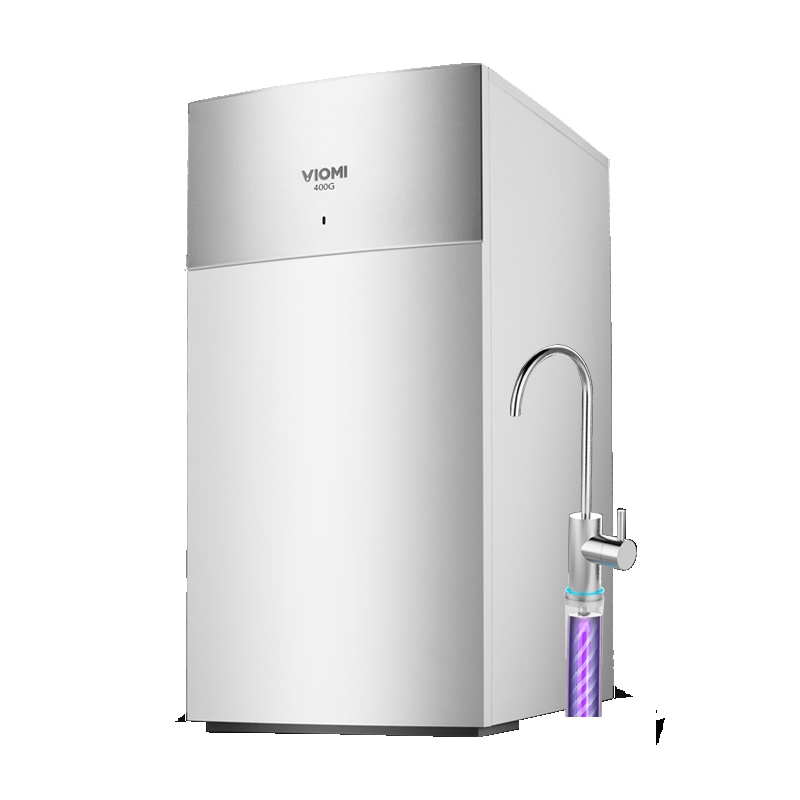 云米智能净水器家用直饮机自来水过滤器大流量无罐即滤即饮C1厨上式(400G)MR414厨房反渗透纯水机