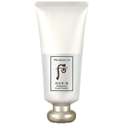 [雪感瞬融]Whoo 后 拱辰享 雪玉凝 泡沫 洁面膏 180ml/支 深层洁面