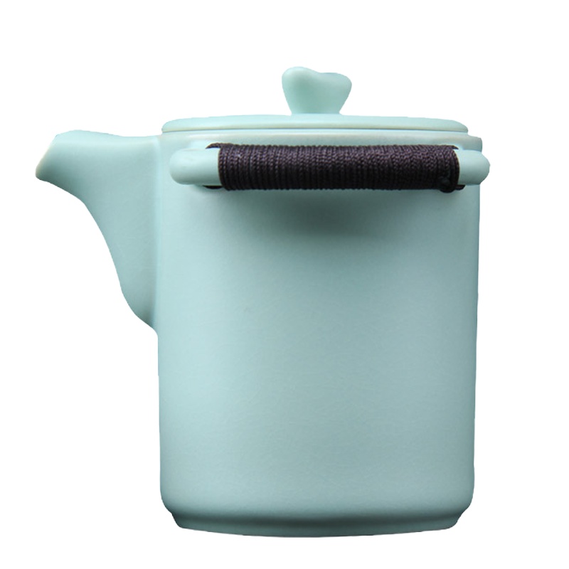 唐宏坊 汝窑茶壶陶瓷汝窑茶具小茶壶开片汝瓷功夫茶具红茶泡茶壶单壶款式八