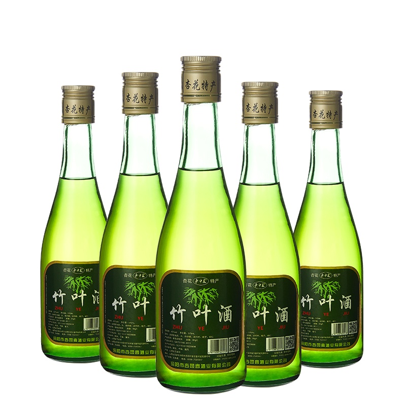 竹叶酒山西原产地青竹酒375ml*6瓶装