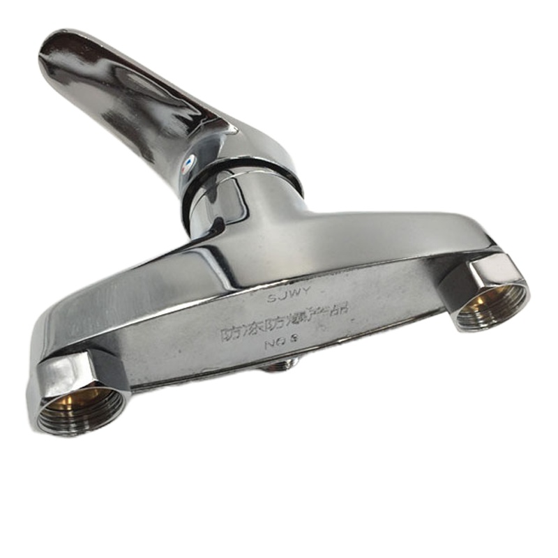 鲁品 铜淋浴阀明装 10公分全铜