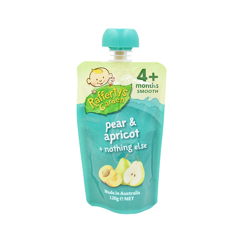 Rafferty's Garden 婴儿辅食梨和杏仁蔬果泥4+120G