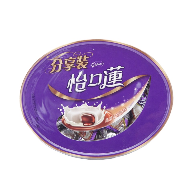 怡口莲 巧克力风味夹心牛奶糖 188g/盒