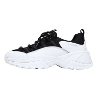 Skechers斯凯奇女鞋潮流黑白撞色运动休闲鞋轻便防滑13410-WBK