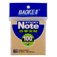 宝克TZ5001百事宝贴 76*76mm 10本装