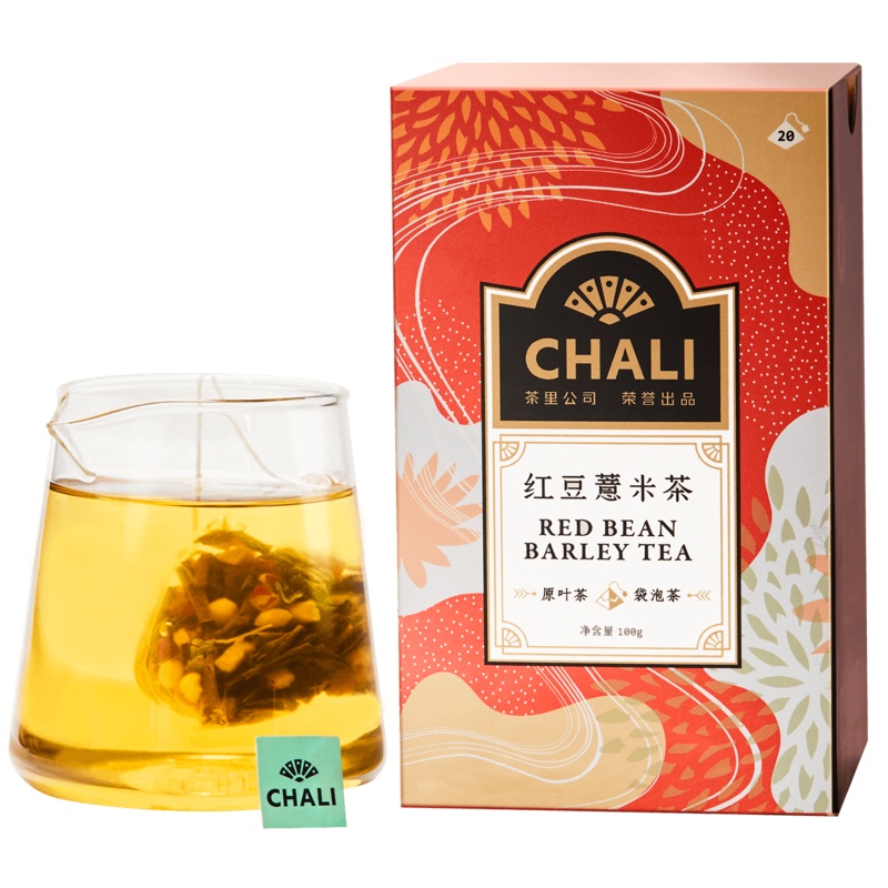 茶里(ChaLi)红豆薏米茶 养生茶赤小豆芡实薏仁养生花茶组合袋泡茶18包/盒