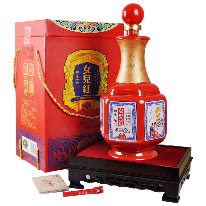 女儿红黄酒三十年陈百年传奇珍藏纪念版四海一坛4L