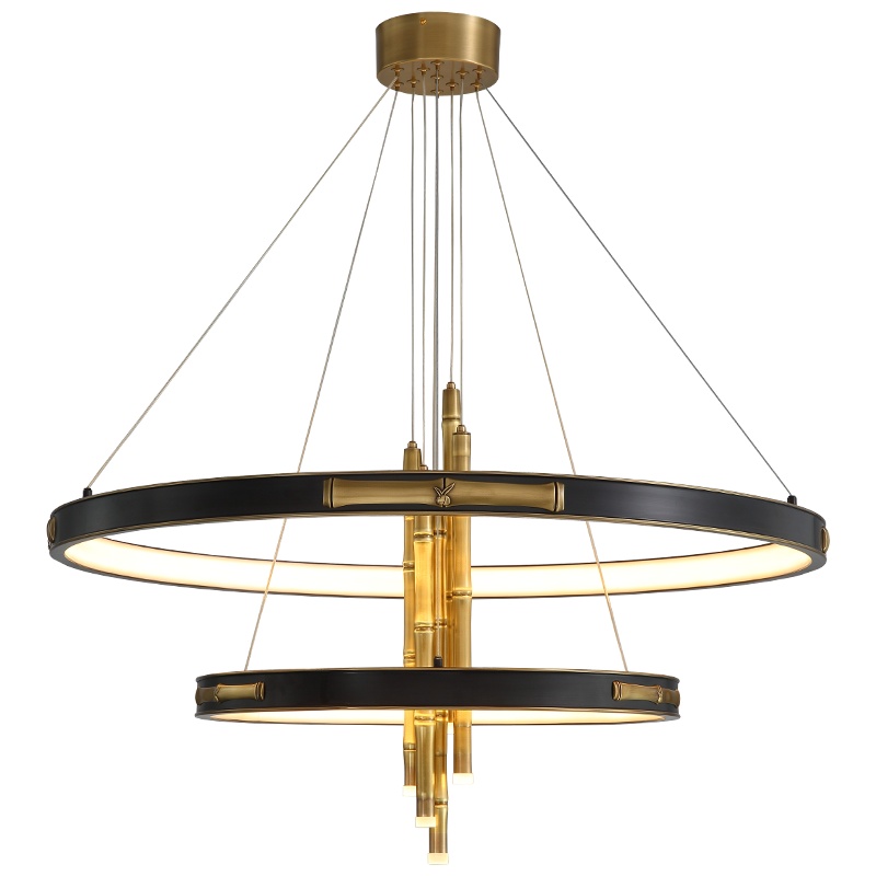 铜影 北欧客厅灯具后现代简约客厅卧室书房餐厅创意个性大气led吊灯LSP9006