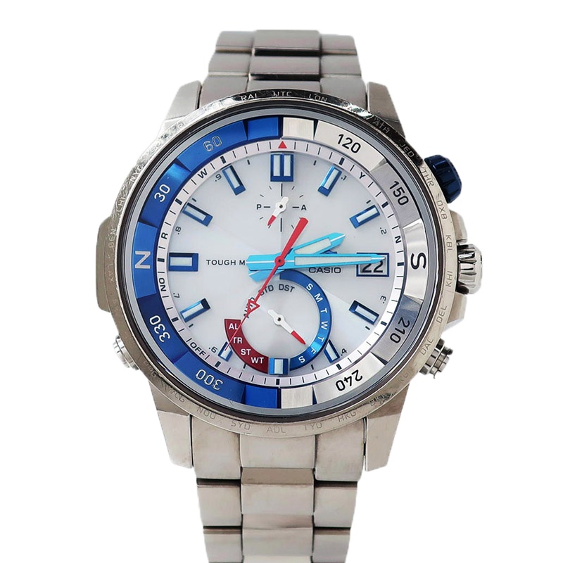 OCW-P1000-7A卡西欧六局电波海神钛合金男士手表