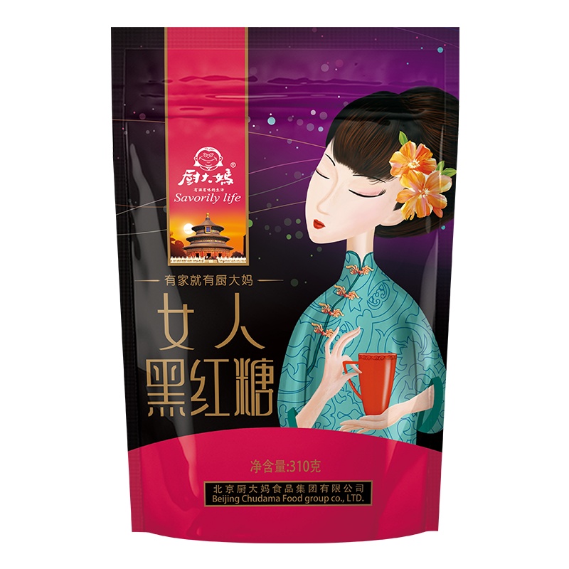 厨大妈女人黑红糖310g