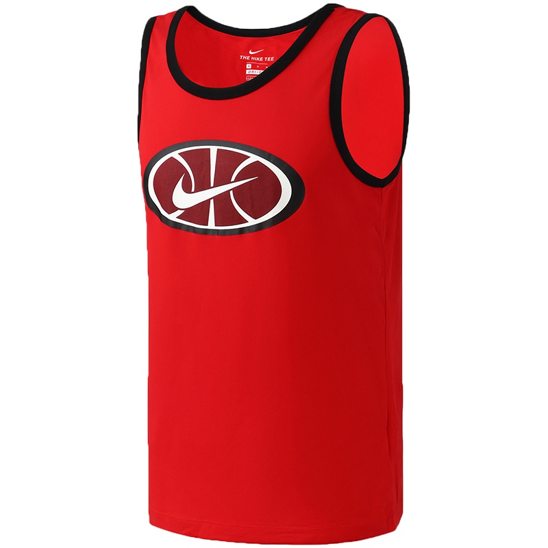 Nike男装背心时尚圆领针织无袖休闲训练篮球运动服BQ3676