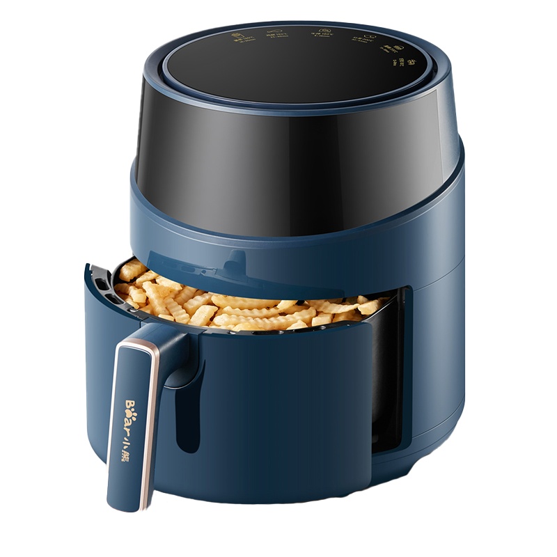 小熊(Bear)空气炸锅 家用智能电炸锅NTC精准控温无油烟多功能炸薯条机烤炸箱4.6L大容量 QZG-A15T2