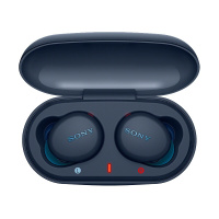 索尼(SONY)WF-XB700 重低音真无线蓝牙耳机 IPX4防水防汗 轻便智能操控 蓝色