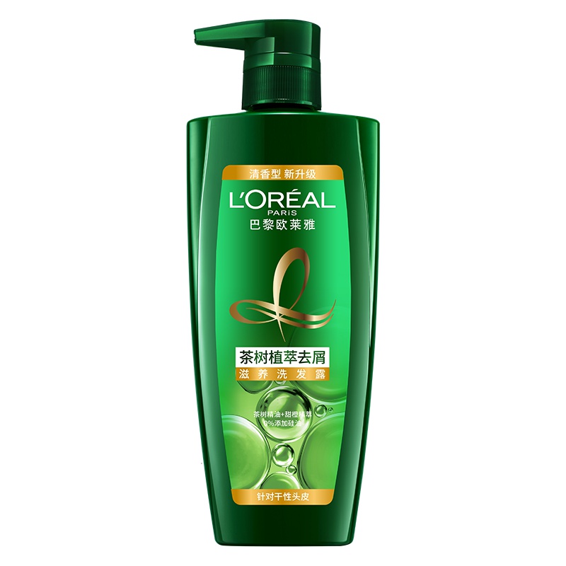 欧莱雅(LOREAL)茶树植萃去屑滋养洗发露700ml