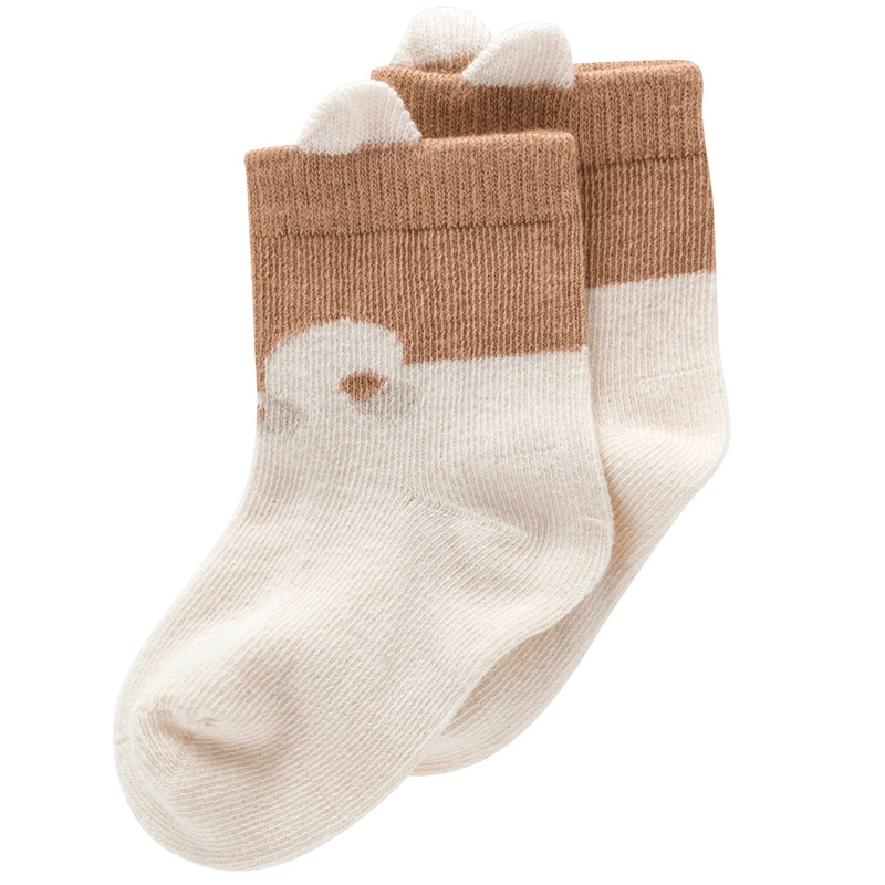 欧孕(OUYUN)初生婴儿袜子春秋纯棉男女宝宝袜子新生儿童0-1-3-6-12月/岁