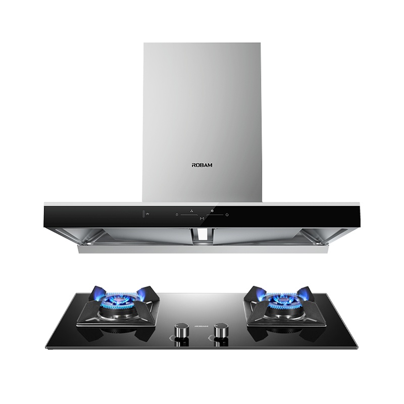 老板21m³烟灶套餐 欧式油烟机灶具套餐 烟灶套装 厨电套装 吸烟机灶具套装 60X2+36B5X天然气