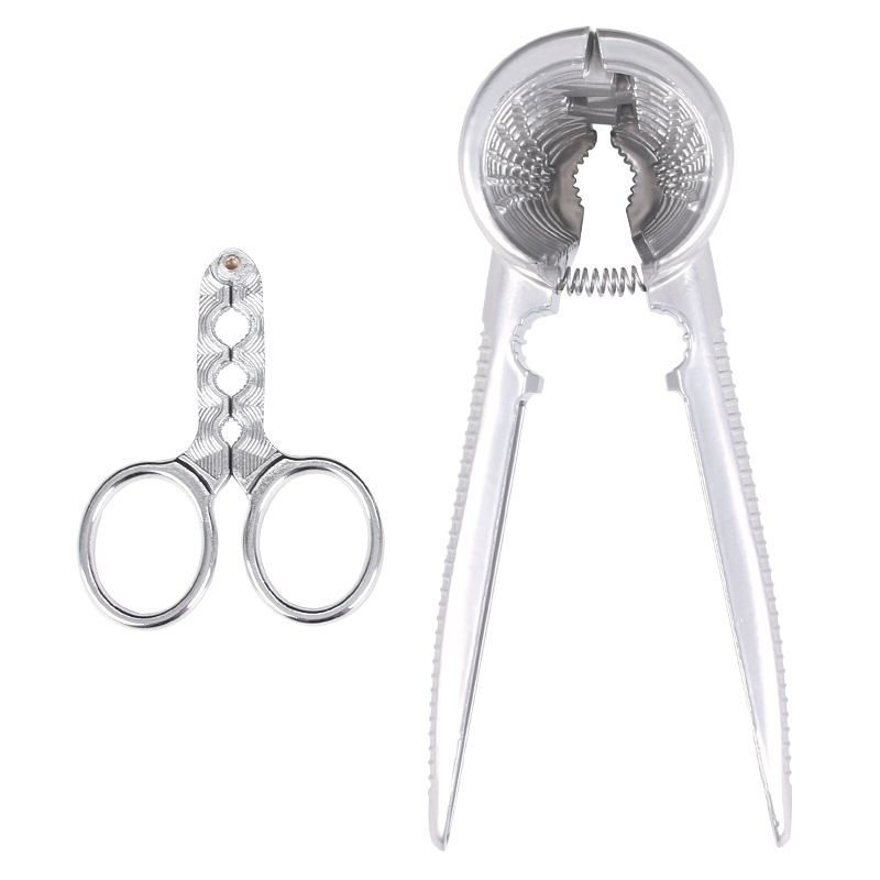 拜杰(Baijie)瓜子剥壳器瓜子钳工具多功能剥壳夹核桃夹坚果钳嗑松子瓜子剪钳核桃瓜子夹套装CP-210