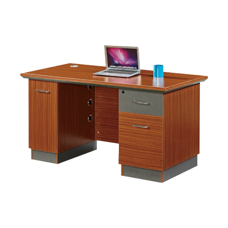 [理政]板式办公桌 简约现代 单人位电脑桌 办公家具 板式办公桌 带抽屉写字桌