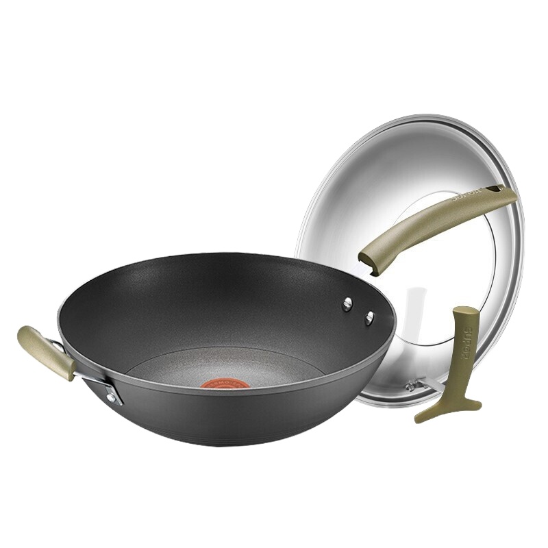 苏泊尔火红点钛耐磨无油烟不粘炒锅PC32H11