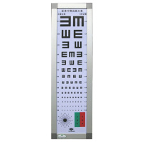 视力表灯箱 5米E字