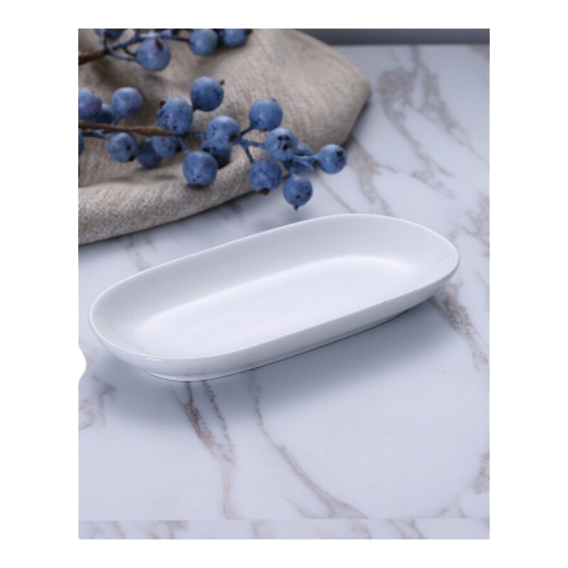 白色/瓷/长16.3宽9.5cm毛巾碟(10条)