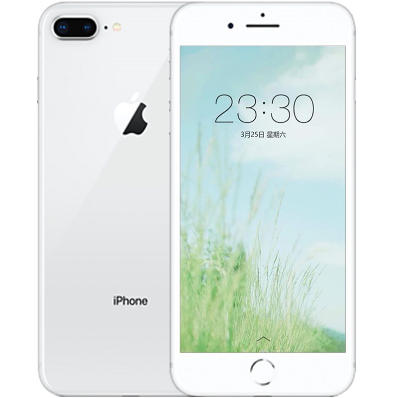 Apple/苹果 iphone8 plus 美版全新有锁 智能手机 苹果8plus 64GB 银白色