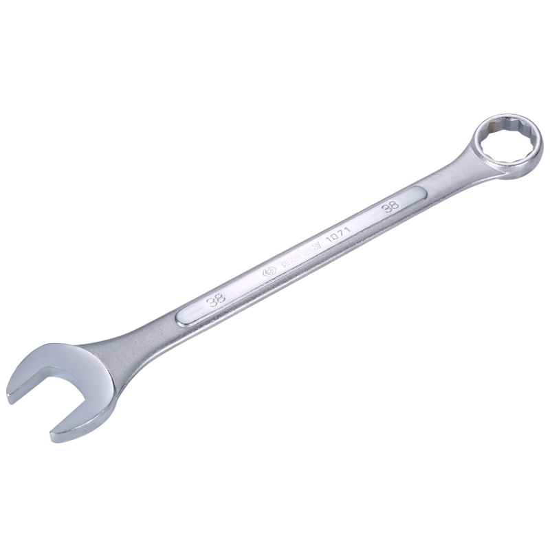 藍帶 全抛光两用梅开复合扳手 1071-38