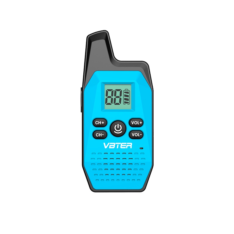 威贝特VBT-M5 对讲机黑/白/金/蓝/红 迷你微型50民用酒店公里发廊mini餐厅户外蓝色 非一对