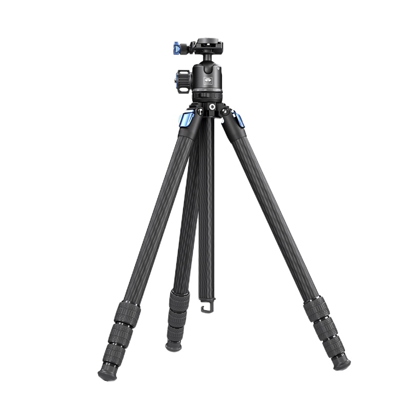 思锐(SIRUI)ST-124+ST-10 三脚架套装单反相机碳纤维三角架低重心专业云台中轴便携旅行拍照支架摄影摄像通用