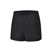 李宁(LI-NING)速干短裤女子训练系列薄款透气运动短裤AKSP036