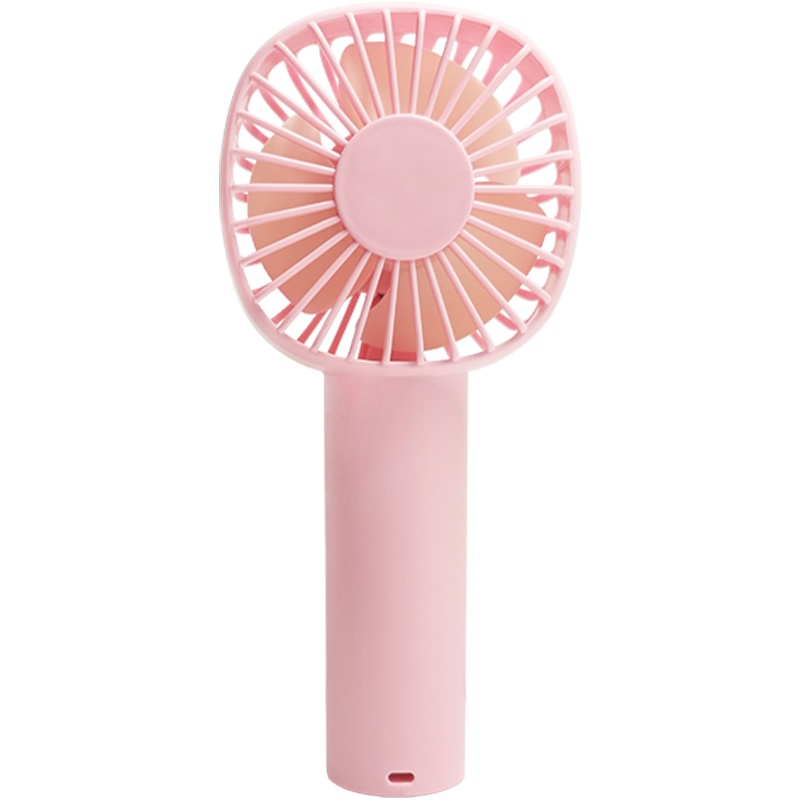 苏宁宜品迷你小风扇便携式随身轻音小型usb充电可爱学生宿舍电池粉红色2400mA